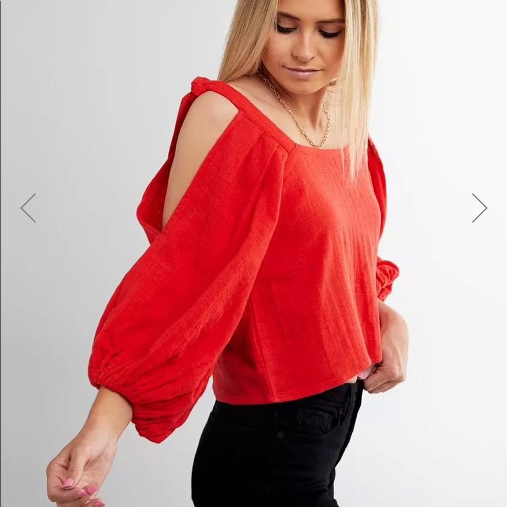 High demands cold shoulder top